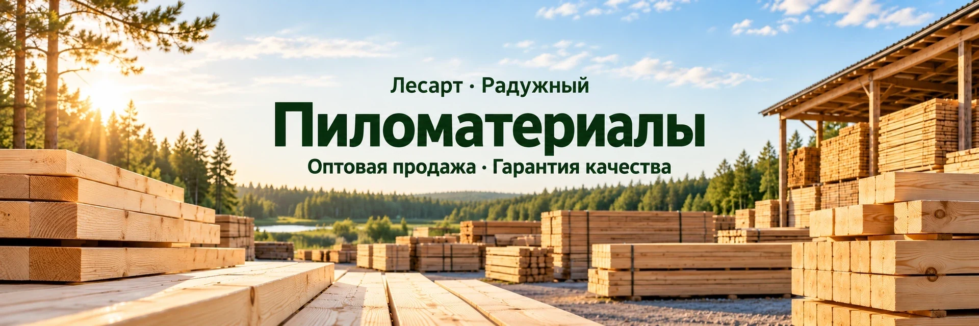 Лесарт — пиломатериалы в Радужном
